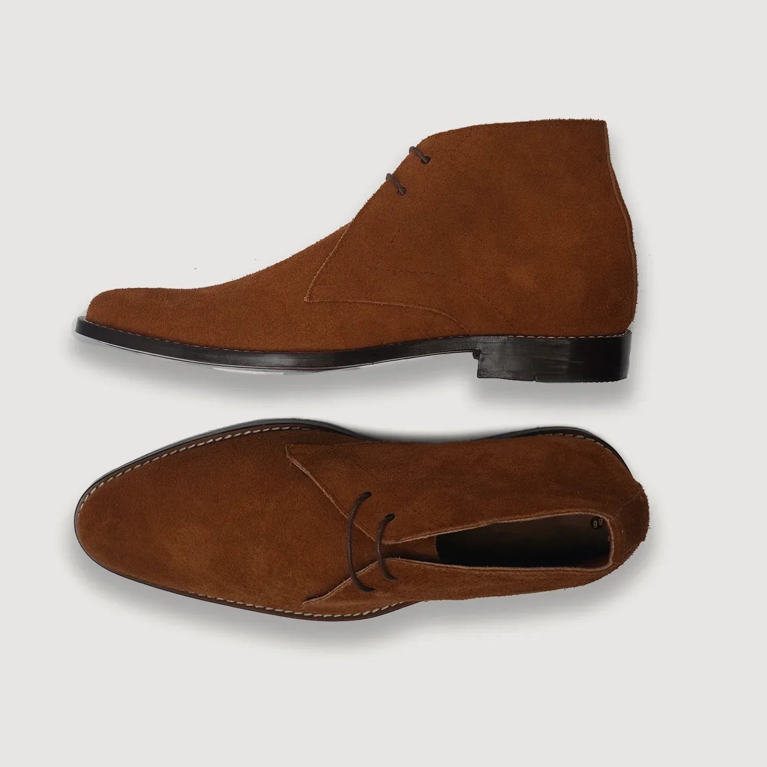Corry Chukka Brown Suede Leather Boots