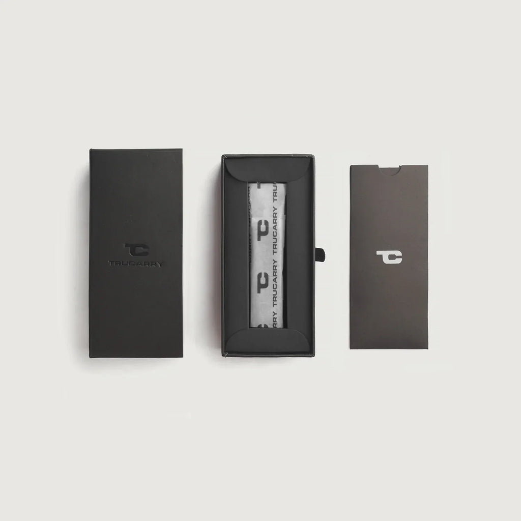 Adkins Black Leather Keychain