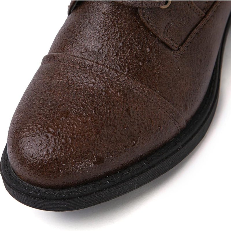 Brown Women's Comfortable Combat Ankle Boots