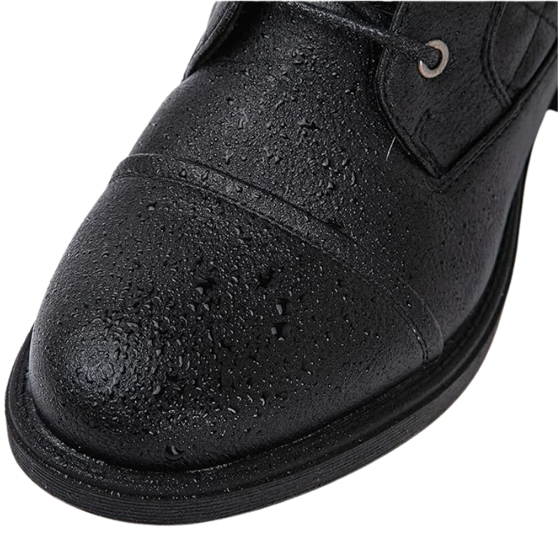 Black Women's Comfortable Combat Ankle Boots