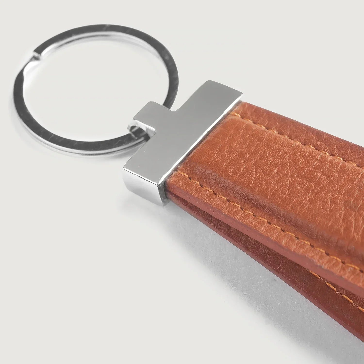 Elroy Brown Leather Keychain