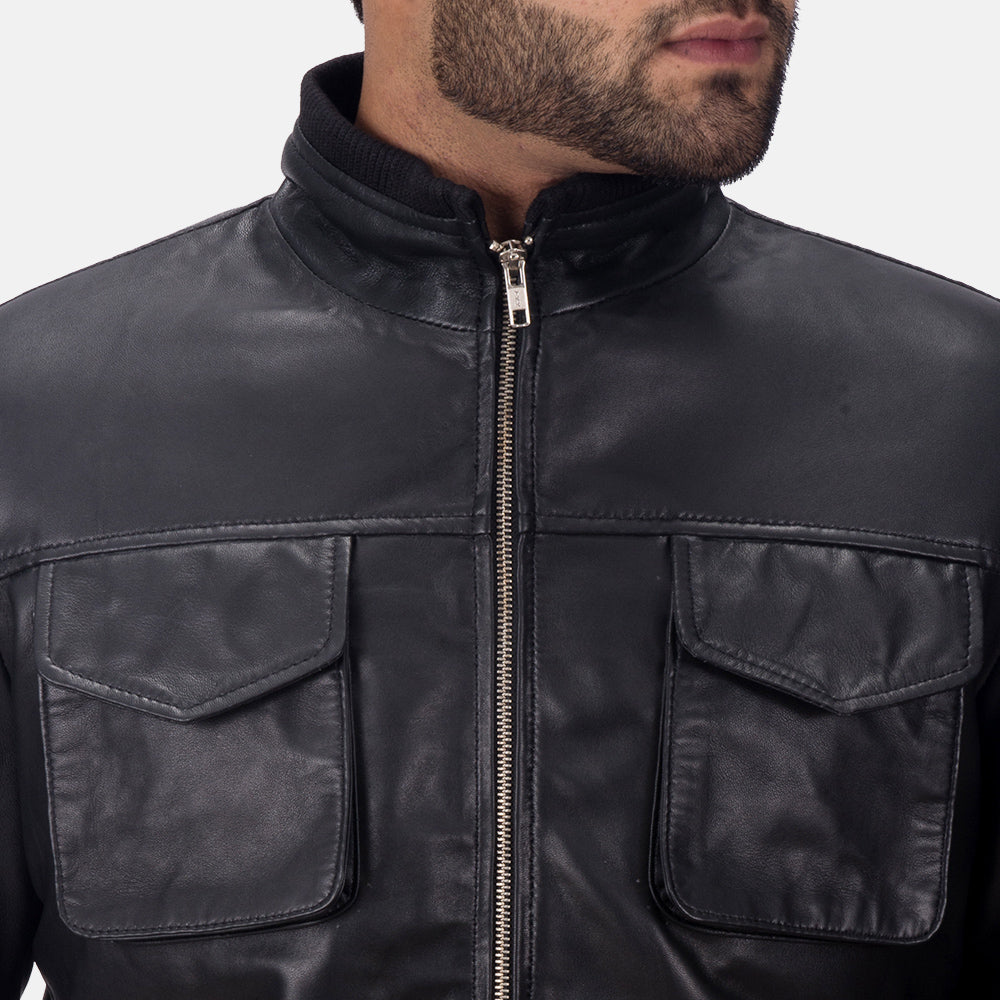 Maurice Black Leather Jacket