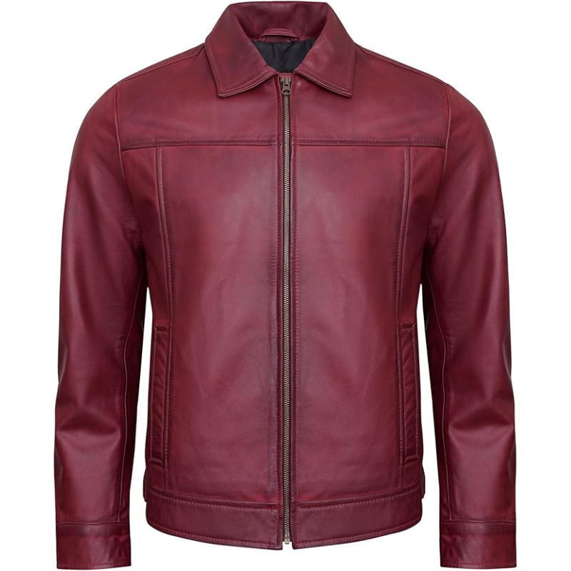 Men's Vintage Style Leather Jacket