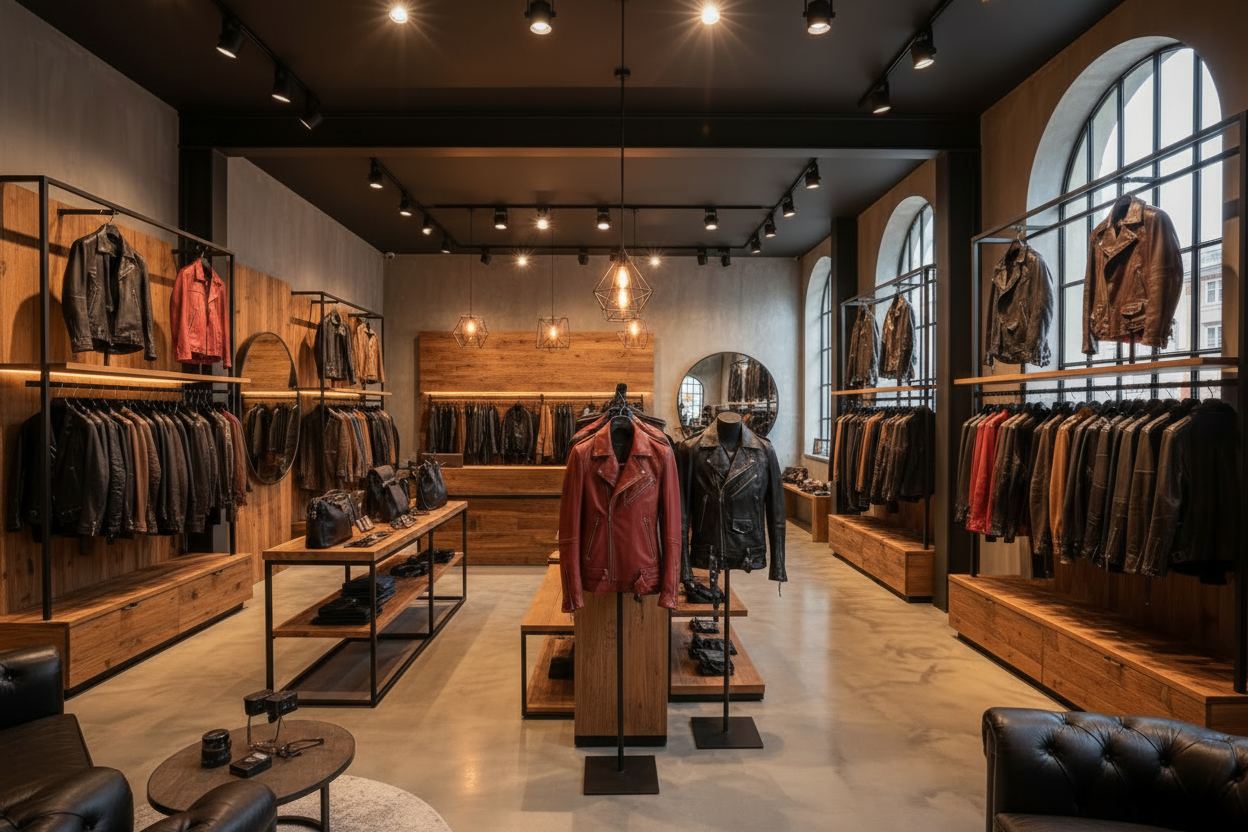 leather jacket shop